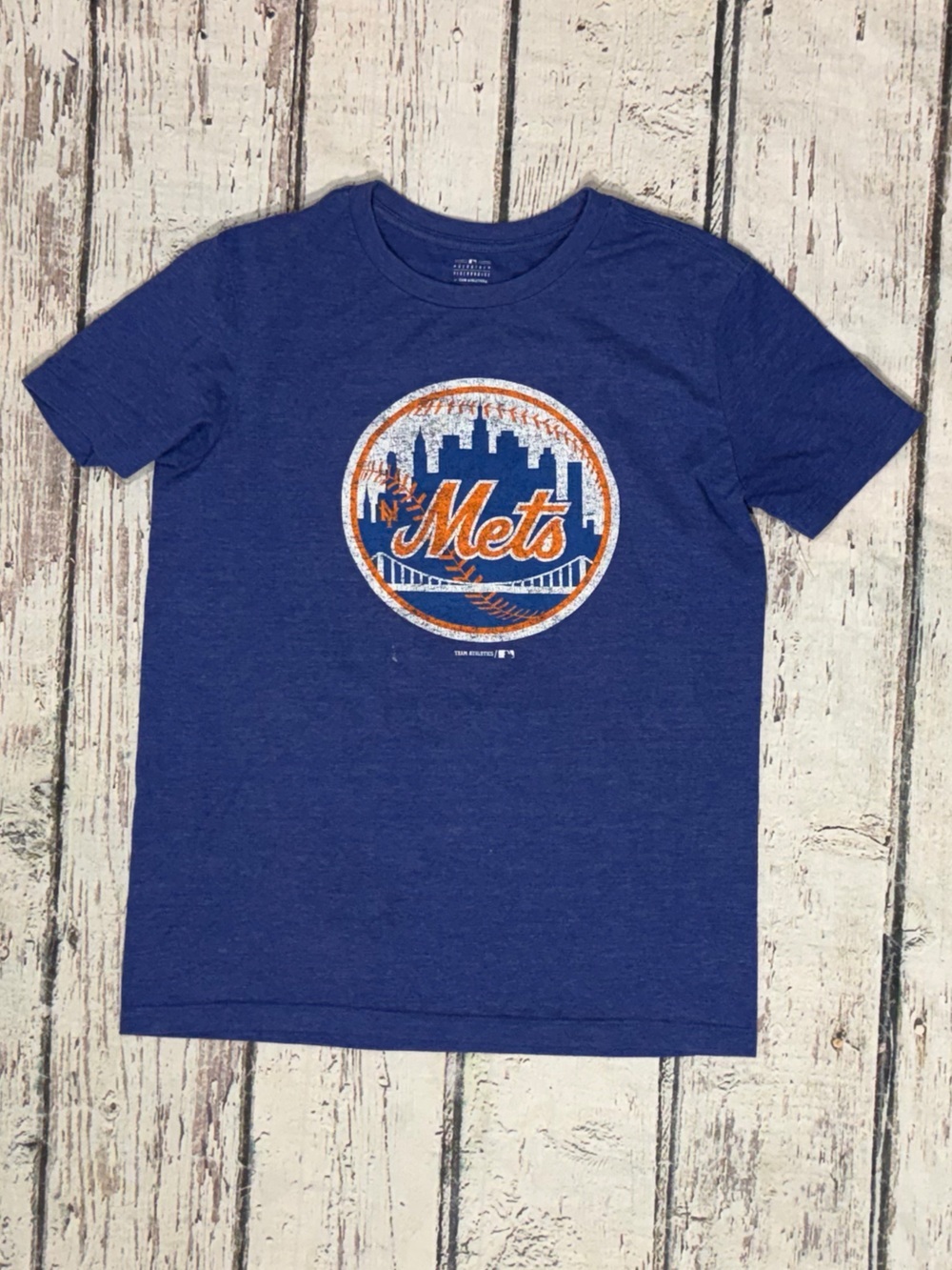 New York Mets MLB Baseball SOFT Retro Boys Tshirt